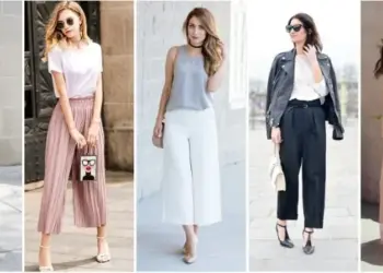 ធ្វើខ្លួនឲ្យឡូយ ជាមួយខោជើងធំវែង ដែលល្អបំផុតសម្រាប់នារី មានកម្ពស់ទាប