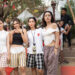 មើលស្ទីល សិល្បករខ្មែរនាំគ្នាស្លៀកខោអាវក្រម៉ា លេងល្បែងប្រជាប្រិយខ្មែរ