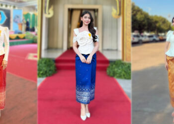 ស្អាតៗទេ? សំលៀកបំពាក់ហូលផាមួង តារាខ្មែរល្បីៗស្លៀកចូលរួមអាហារសាមគ្គីជាមួយថ្នាក់ដឹកនាំ