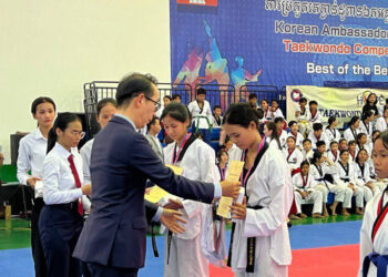 ស្ថានទូតសាធារណរដ្ឋកូរ៉េប្រចាំព្រះរាជាណាចក្រ​​​​​កម្ពុជា ​រៀបចំ​ការប្រកួតកីឡា តេក្វាន់ដូពានរង្វាន់ឯកអគ្គរដ្ឋទូតឆ្នាំ​ ២០២៤