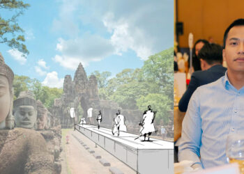 កូនខ្មែរ​មួយរូប បញ្ចេញគំនិត Concept ច្នៃបរិវេណក្លោងទ្វារ ប្រាសាទអង្គរធំ ទៅជាទីតាំងបង្ហាញម៉ូត Fashion Show ដ៏អស្ចារ្យ