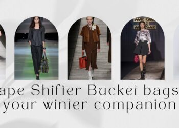 Shape Shifter Bucket bags as your winter companion