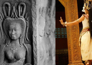 របាំព្រះរាជទ្រព្យ  ឆ្លុះបញ្ចាំងពីភាពទន់ភ្លន់ កិរិយាមាយាទល្អផូផង់ របស់ស្រ្តីខ្មែរ ​