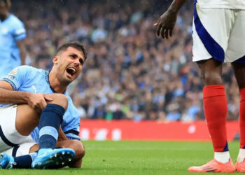 Manchester City ប្រឈមមុខនឹងបាត់បង់វត្តមានខ្សែបម្រើ Rodri ក្នុងរយៈពេលវែង ដោយសាររបួសជង្គង់ធ្ងន់ធ្ងរ