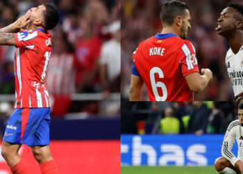 ការប្រកួតរវាង Atletico Madrid និង Real Madrid Derby ត្រូវបានផ្អាកអស់រយៈពេលជាច្រើននាទី បន្ទាប់ពីអ្នកគាំទ្របានគប់របស់ចូលទីលា