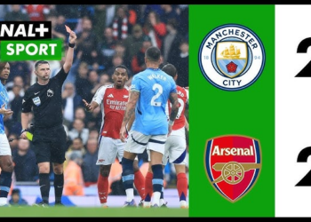 Man City 2-2 Arsenal: John Stones រកបានគ្រាប់បាល់តាមស្មើនៅនាទីទី 98 ខណះពេលដែលកីឡាកររបស់កាំភ្លើងធំមានគ្នាត្រឹមតែ 10 នាក់