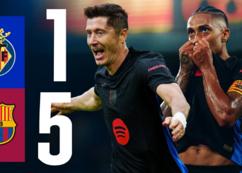 FC Barcelona 5-1 Villarreal ដោយយកឈ្នះម្ចាស់ផ្ទះយ៉ាងចាស់ដៃកាលយប់មិញ