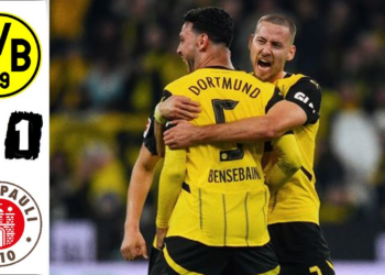 Borussia Dortmund បានយកឈ្នះ St. Pauli ក្នុងលិតផល ២-១