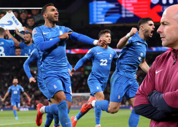 Vangelis Pavlidis ធ្វើឱ្យ Wembley ភ្ញាក់ផ្អើលខ្លាំង និងជួយឱ្យក្រិកយកឈ្នះអង់គ្លេស