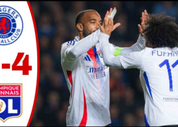 Lyon យកឈ្នះ 4-1 ទៅលើ Rangers, Alexandre Lacazette រកបានពីរគ្រាប់