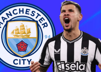 Manchester City សម្លឹងមើលការផ្ទេរ Bruno Guimaraes