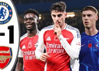 Chelsea បានត្រឹមស្មើគ្នាជា Arsenal នៅផ្ទះ