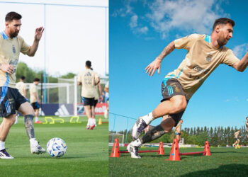 Messi បានចែករំលែករូបថតហ្វឹកហាត់នៅលើបណ្តាញសង្គម ហើយបង្ហោះសារថា…