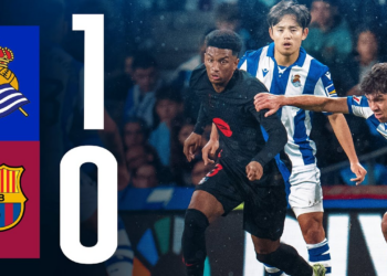 Barcelona ត្រូវបានក្រុម Real Sociedad យកឈ្នះ 1-0 ដោយបញ្ចប់ការឈ្នះ 7 ប្រកួតជាប់ៗគ្នា