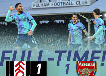 Arsenal បានត្រឹមស្មើជាមួយ Fulham នៅក្រៅដី