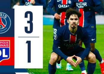 PSG បានយកឈ្នះលើក្រុម Lyon ក្នុងលទ្ធផល 3-1 ឈរកំពូលតាងរាង
