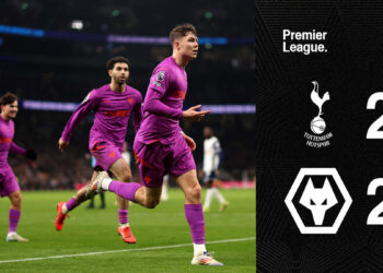 Tottenham Hotspur ធ្វើបានត្រឹមស្មើជាមួយ Wolves នៅដីរបស់ខ្លួន