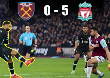 Liverpool នៅតែបង្ហាញទម្រង់លេងលេចធ្លោជាមួយនឹងជ័យជម្នះដ៏អស្ចារ្យទៅលើក្រុម West Ham