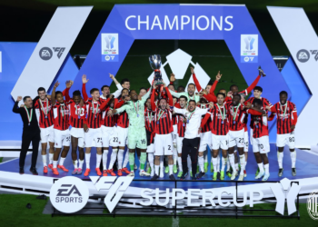 AC Milan ជាជើងឯក Italian Super Cup 🏆🔴⚫️