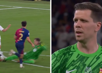 Wojciech Szczesny បានទទួលកាតក្រហមក្នុងវគ្គផ្តាច់ព្រ័ត្រ Spanish Super Cup